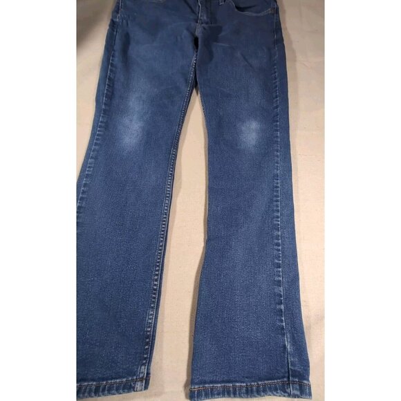 Levi's Men's 511 Slim Fit Stretch Jeans 34x32 Distressed Medium Blue Stretch - Picture 3 of 12